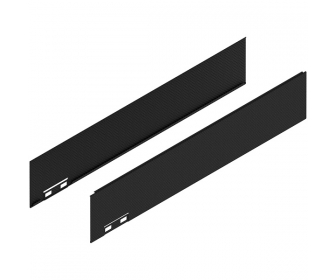 LEGRABOX Element dekoracyjny, wysokość M (90.5 mm), dł. 450 mm, prawy+lewy, czarny carbon/carbon look