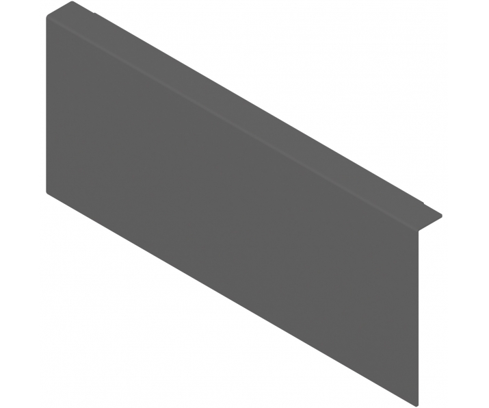 AMBIA-LINE adapter do montażu ramy do drewnianej ścianki tylnej do szuflady standardowej LEGRABOX wysokość K, stal, antracyt ma