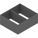 AMBIA-LINE rama do LEGRABOX szuflady z wysokim frontem, stal, od dł. 270 mm, szerokość 242 mm, antracyt mat
