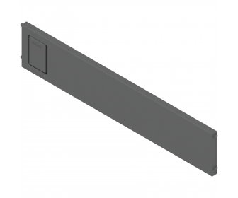 AMBIA-LINE listwa poprzeczna do szuflady standardowej LEGRABOX (ZC7S300RSU), tworzywo, antracyt mat