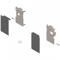 Komplet mocowanie frontu LEGRABOX, wys. M, do szuflady wewnętrznej, antracyt, BLUM ZI7.0MS0