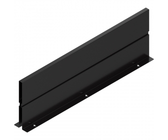 WYC. ORGA-LINE Ścianka działowa, dł. 500 mm, do szuflady z wysokim frontem TANDEMBOX intivo/antaro, czarna