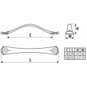 Uchwyt meblowy UR15-0128-GME02