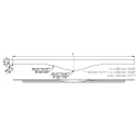 UCHWYT meblowy wpuszczany UKW-21 TYP-S C-35 L-446mm