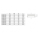 Uchwyt LAVICE L-224 G2-G2 chrom pol-chrom poł