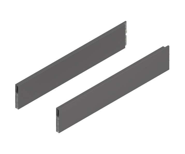 MERIVOBOX BOXCAP, dł. 550 mm, wysokość E, lewy/prawy+antracyt mat*P/U:     10