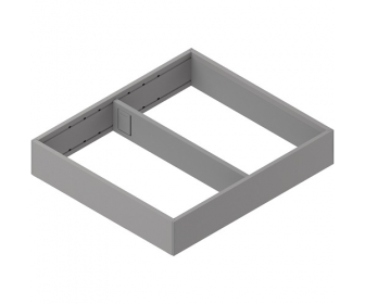 AMBIA-LINE  ramki do szuflady standardowej, do LEGRABOX/MERIVOBOX, stal,     dł. 450 mm, szerokość 200 mm+szary indium mat*P/U: