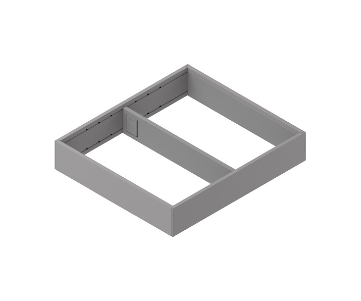 AMBIA-LINE  ramki do szuflady standardowej, do LEGRABOX/MERIVOBOX, stal,     dł. 450 mm, szerokość 200 mm+szary indium mat*P/U:
