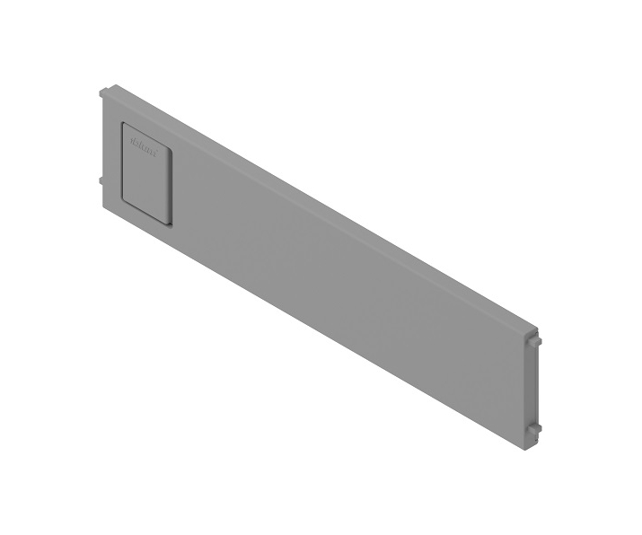 AMBIA-LINE listwa poprzeczna, do LEGRABOX/MERIVOBOX do szuflady z     wysokim frontem (ZC7SXXXRS2), tworzywo+szary indium mat*P