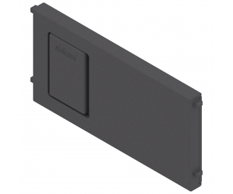 BLUM ZC7Q010SS AMBIA-LINE listwa poprzeczna, do LEGRABOX/MERIVOBOX do szuflady z wysokim frontem (ZC7SXXXRS1), tworzywo, czarny