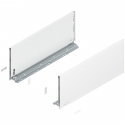 Bok LEGRABOX pure, wys. F (241,0 mm), dł. 550 mm, lewy/prawy, jedwabiście biały mat