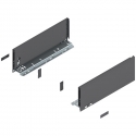 Bok szuflady LEGRABOX, wys. K (128,5 mm), dł. 350 mm, lewy/prawy, antracyt mat