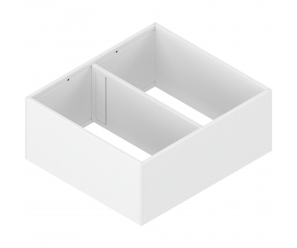 AMBIA-LINE rama do LEGRABOX szuflady z wysokim frontem, stal, od dł. 270 mm, szerokość 242 mm, jedwabiście biały mat