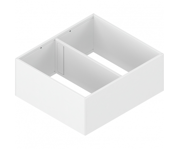 AMBIA-LINE rama do LEGRABOX szuflady z wysokim frontem, stal, od dł. 270 mm, szerokość 242 mm, jedwabiście biały mat