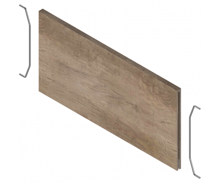 AMBIA-LINE listwa poprzeczna do szuflady z wysokim frontem LEGRABOX (ZC7F400RHP), w opcji drewnopodobnej, Dąb Nebr. szary ST10