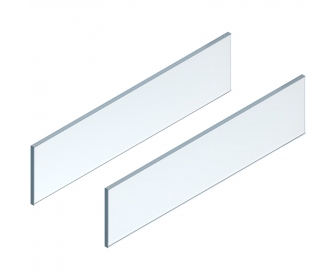 Bok dekoracyjny - szkło przezroczyste LEGRABOX  wys. E, 650mm, BLUM ZE7S538G 2szt