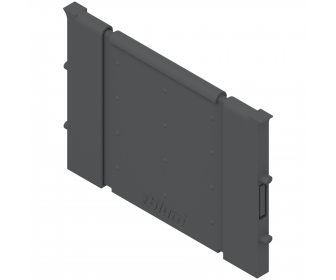 ORGA-LINE listwa poprzeczna, do szuflady standardowej TANDEMBOX/TANDEM, Szerokość 88 mm, R7037 ciemnoszara