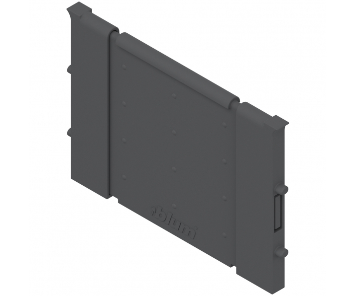 ORGA-LINE listwa poprzeczna, do szuflady standardowej TANDEMBOX/TANDEM, Szerokość 88 mm, R7037 ciemnoszara