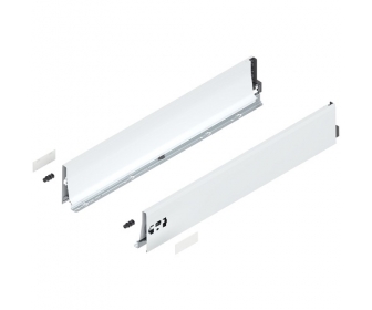 Bok TANDEMBOX antaro, wys. K (115 mm), dł. 650 mm, lewy/prawy, biała