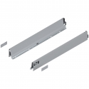 Bok TANDEMBOX intivo/antaro, wys. M (83 mm), dł. 650 mm, lewy/prawy, R9006 szara