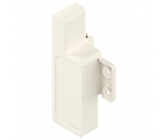 Mocowanie frontu METABOX, wys. M, do szuflady wewnętrznej, lewe, R9001 kremowo-biała