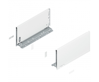 Bok LEGRABOX pure, wys. C (177,0 mm), dł. 350 mm, lewy/prawy, jedwabiście biały mat