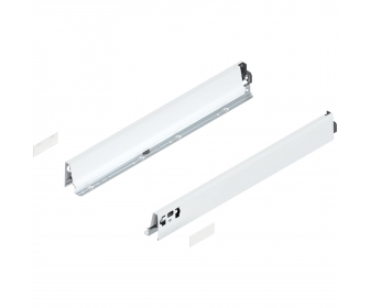 Bok TANDEMBOX intivo/antaro, wys. N (68 mm), dł. 550 mm, lewy/prawy, biała