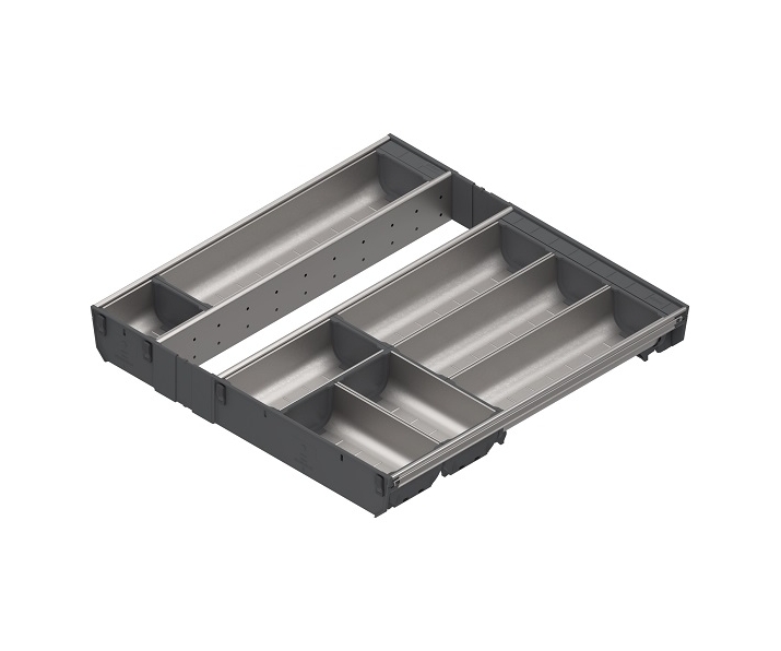 ORGA-LINE wkład z pojemnikami (całkowite wypełnienie), do szuflady standardowej TANDEMBOX, dł. NL 500 mm, szer. korpusu KB 550 