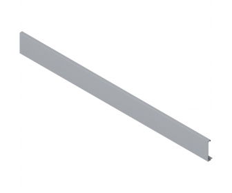 TANDEMBOX intivo/antaro front do Szuflady wew z relingiem, R9006 szara, do przycięcia, KB 1200 mm