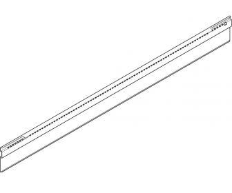 ORGA-LINE Uchwyt profilu do listwy poprzecznej, dł. 300 mm, do TANDEMBOX intivo, biała