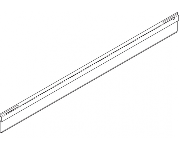 ORGA-LINE Uchwyt profilu do listwy poprzecznej, dł. 300 mm, do TANDEMBOX intivo, biała