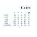 Uchwyt FIBBIA L-128 G8 inox/stal szczotkowana