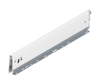 Bok MERIVOBOX, wysokość M (91 mm), dł. 450 mm, lewy+jedwabiście biały     mat*P/U: 20