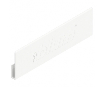 Zaślepka AVENTOS HK top / Zaślepka do MERIVOBOX, symetryczna, pogłębiony     (blum)+jedwabiście biały mat*P/U: 1000