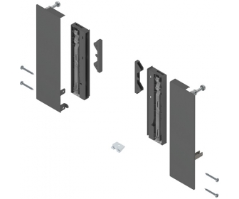 Mocowanie frontu MERIVOBOX , do szuflady wewnętrznej z elementami dekoracyjnymi, lewe/prawe, antracyt mat