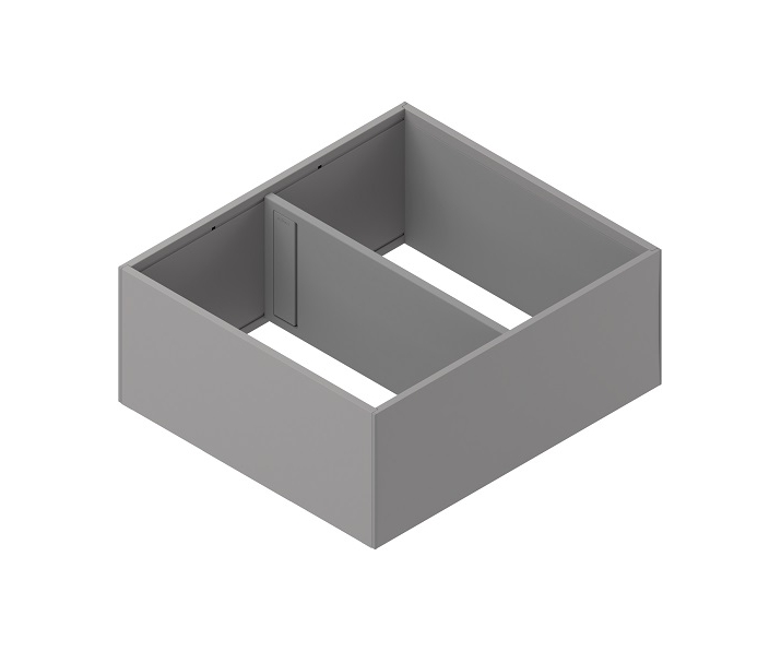 AMBIA-LINE rama, do LEGRABOX/MERIVOBOX szuflady z wysokim frontem, stal,     od dł. 400 mm, szerokość 218 mm+szary indium mat*P