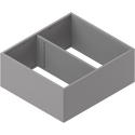 AMBIA-LINE rama, do LEGRABOX/MERIVOBOX szuflady z wysokim frontem, stal,     od dł. 400 mm, szerokość 218 mm+szary indium mat*P