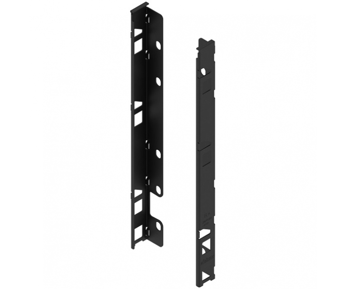 Uchwyt drewnianej ścianki tylnej LEGRABOX, wys. F (257 mm), prawy+lewy