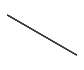 LEGRABOX Reling poprzeczny, KB 1200 mm, dł 1080 mm, do przycięcia, czarny carbon mat