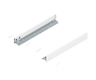 Bok szuflady LEGRABOX, wys. N (66,5 mm), dł. 550 mm, lewy/prawy, jedwabiście biały mat