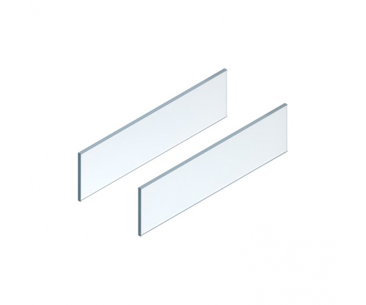 LEGRABOX element dekoracyjny - bok, wysokość 138 mm, dł. 600 mm, szkło przezroczyste, 2 szt. w kpl. , do LEGRABOX free, przejrz