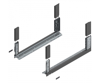 Bok LEGRABOX free, wys. C (177,0 mm), dł. 600 mm, lewy/prawy, antracyt mat