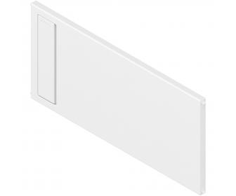 AMBIA-LINE listwa poprzeczna do szuflady z wysokim frontem LEGRABOX (ZC7F400RSP), tworzywo, jedwabiście biały mat