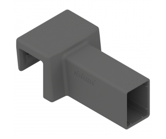 AMBIA-LINE uchwyt relingu poprzecznego, do LEGRABOX pure, antracyt mat