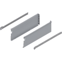 BLUM 320H4500C15 szuflada METABOX częściowy wysuw, 25 kg, NL 450 mm, H 150 mm, szara