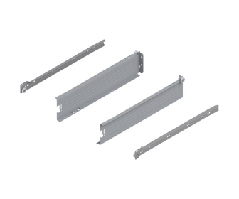 METABOX bok M (86 mm), częściowy wysuw, 25 kg, dł. 400 mm, lewy/prawy, R7004 szara