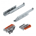Komplet prowadnic pełny wysuw TANDEM BLUMOTION 500mm, 30kg, cynkowany, BLUM 560F5000B + sprzęgła T51.1700.04