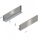 Bok szuflady LEGRABOX, wys. K (128,5 mm), dł. 450 mm, lewy/prawy, inox-szczotk.-lakier.