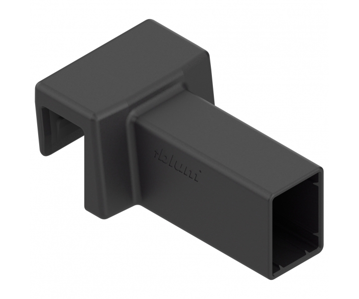 WYC. AMBIA-LINE uchwyt relingu poprzecznego, do LEGRABOX free, brunatnoczarny mat