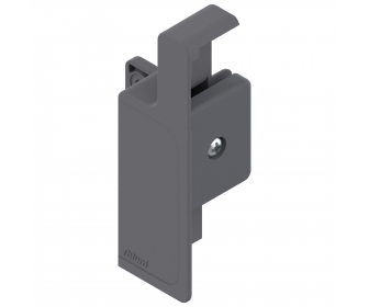 WYC. Mocowanie frontu METABOX, wys. M, do szuflady wewnętrznej, prawe, R7037 ciemnoszara